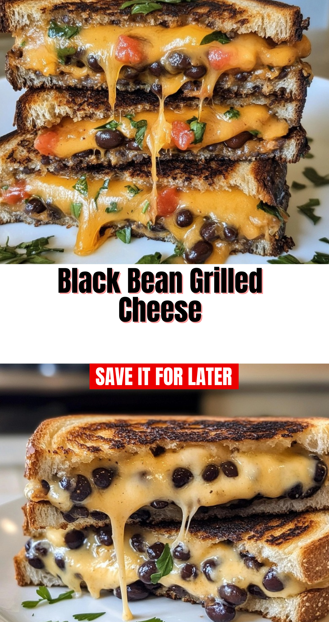 Black Bean Grilled Cheese