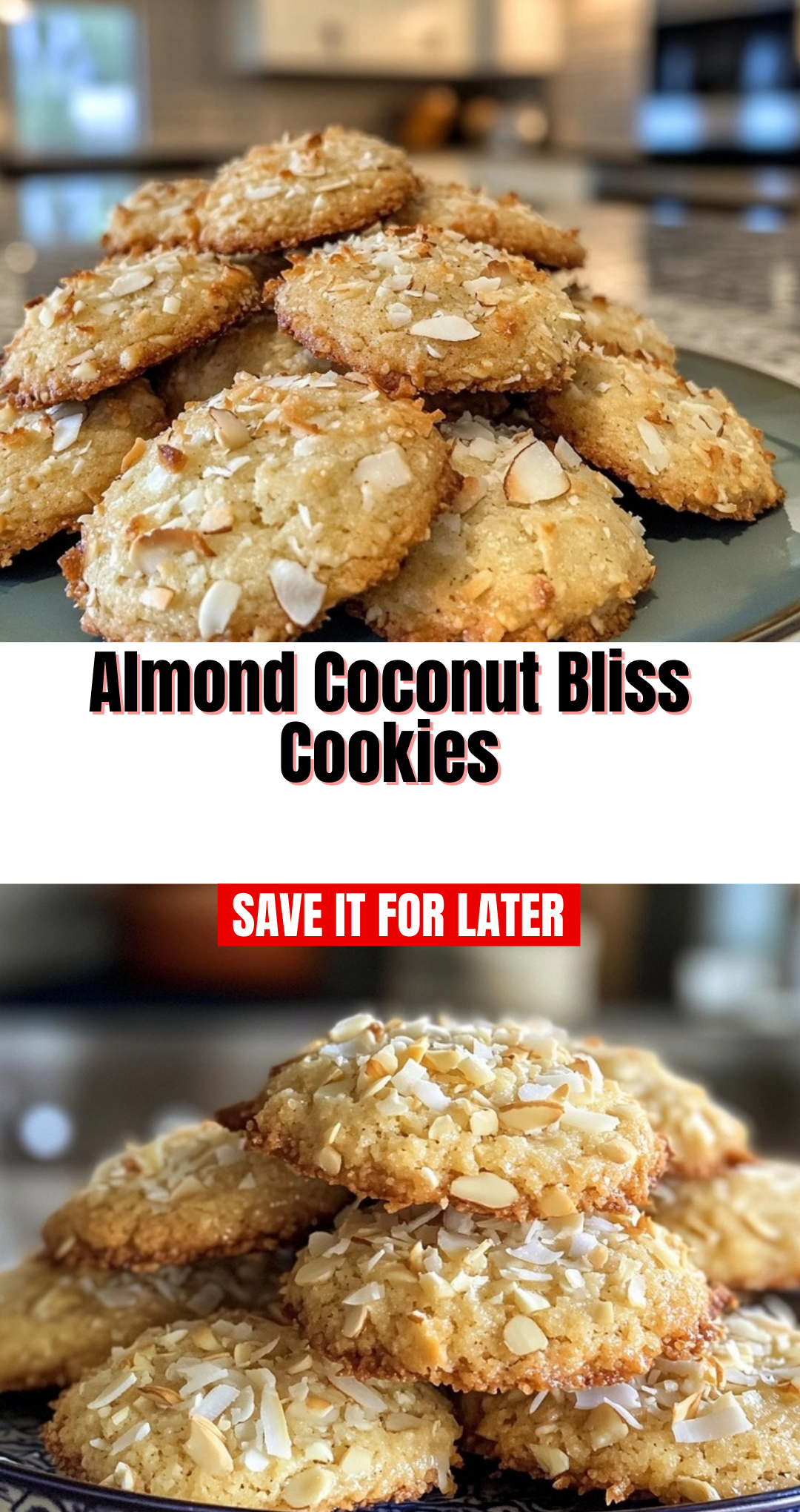 Almond Coconut Bliss Cookies
