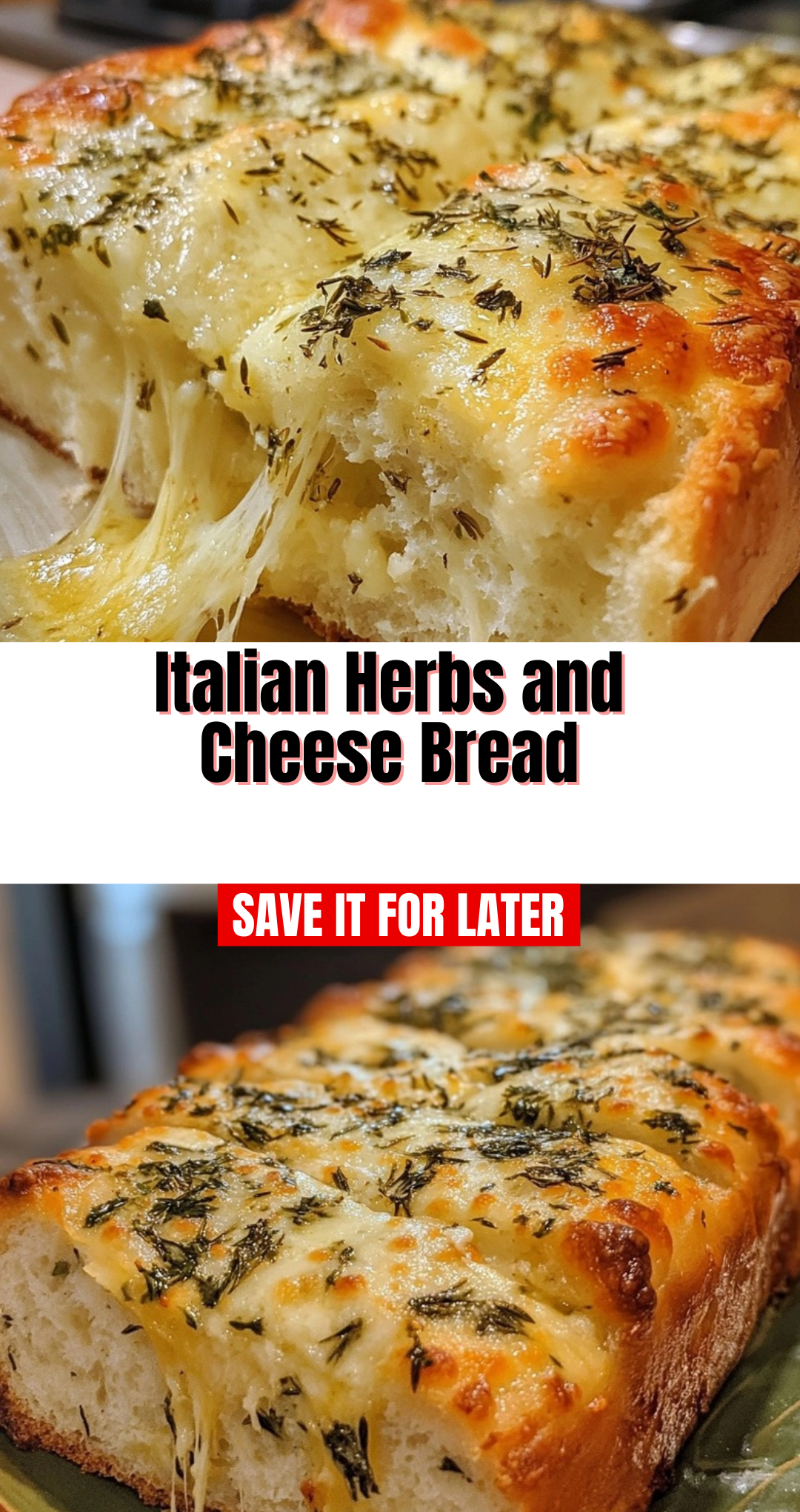 Italian Herbs and Cheese Bread