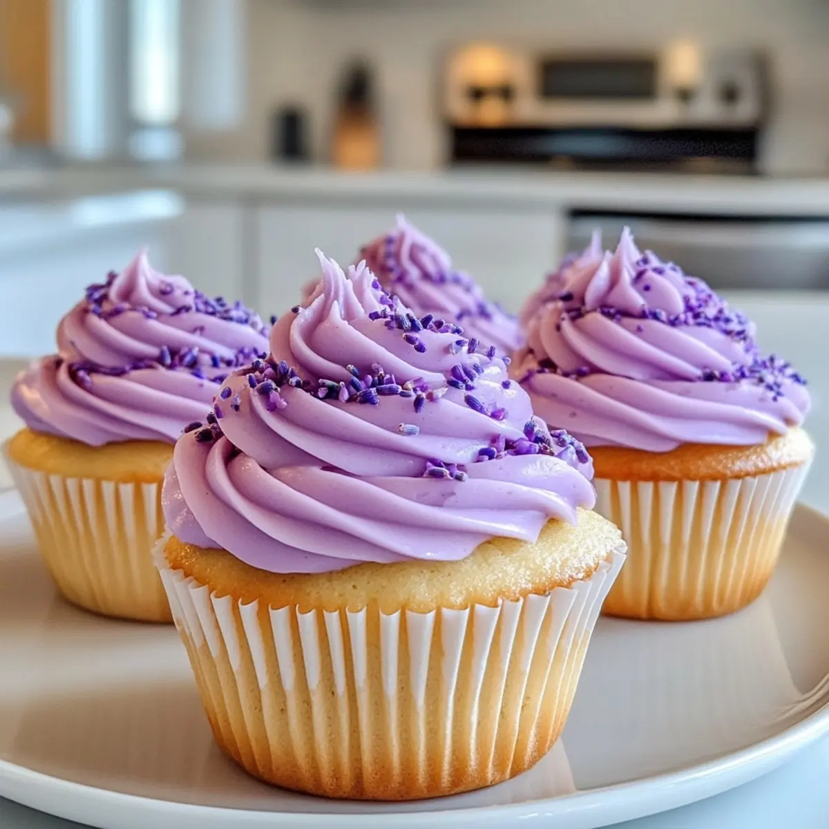 Lavender London Fog Cupcakes