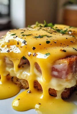 Eggs Benedict Casserole with Hollandaise Sauce