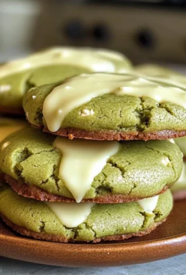 White Chocolate Matcha Mint Cookies