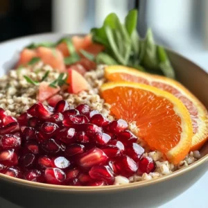 Winter Citrus and Pomegranate Grain Bowl