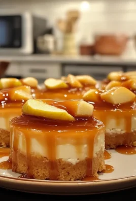 Mini Apple Caramel Cheesecake Treats