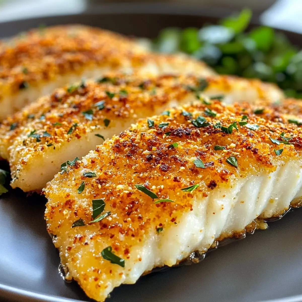 Air Fryer Parmesan Crusted Tilapia