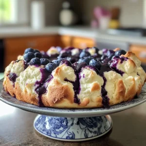 Cottage Cheese Blueberry Cloud Bread