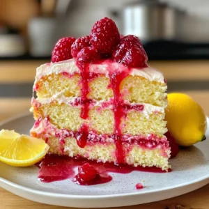 Easy Raspberry Lemon Cake Recipe