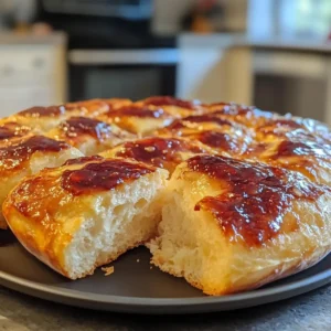Homemade Jam Donut Focaccia