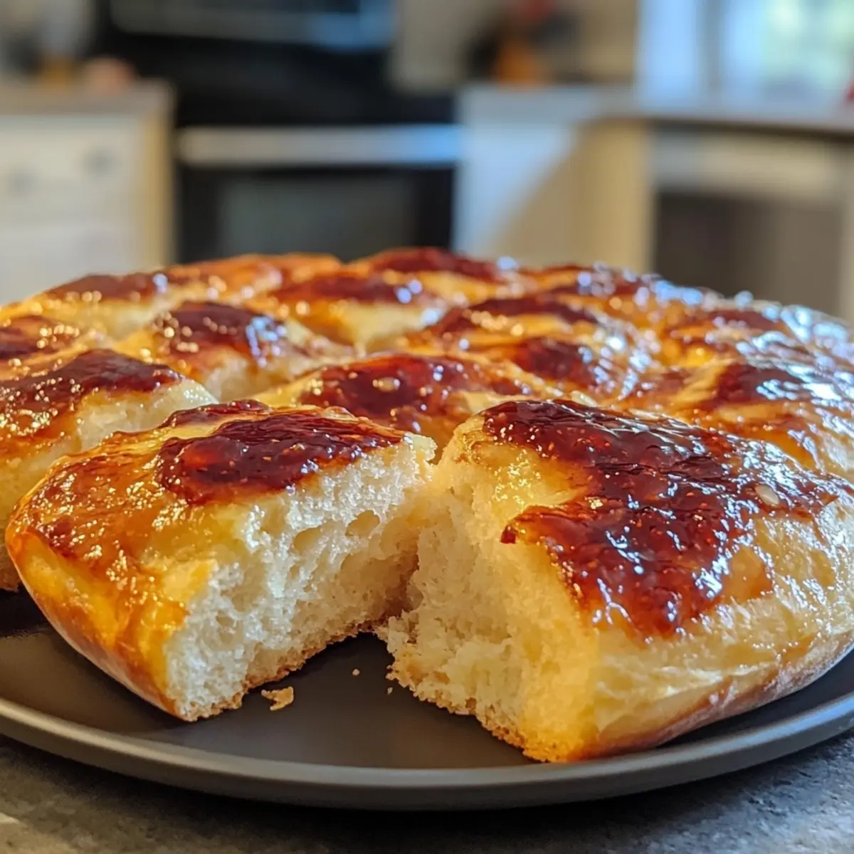 Homemade Jam Donut Focaccia