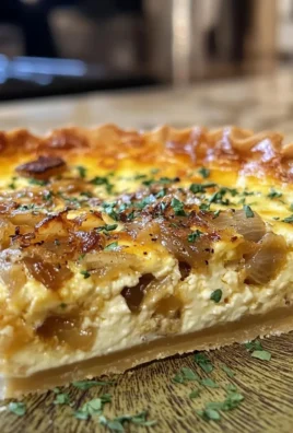 Irresistible Quiche Lorraine with Caramelized Onions Recipe