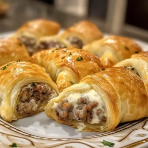Sausage Cream Cheese Crescents Recipe