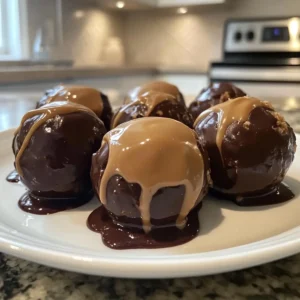 Chocolate-Dipped Peanut Butter Buckeye Balls