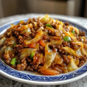 Low-Carb Mongolian Ground Beef and Cabbage Delights You!