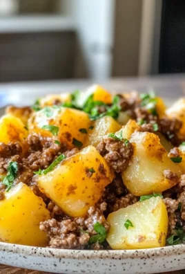 instant pot Ground Beef and Potatoes Skillet