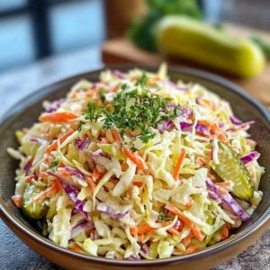 Amazing Sweet & Spicy Pickle Slaw