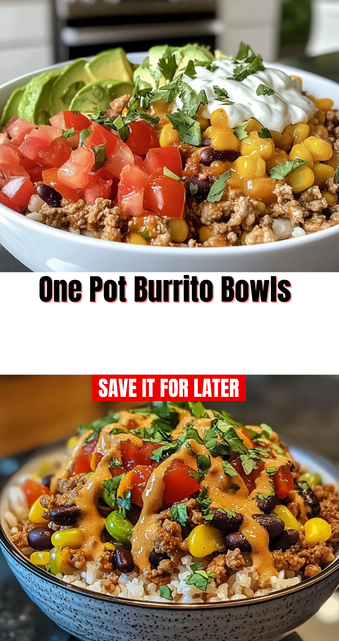 One Pot Burrito Bowls