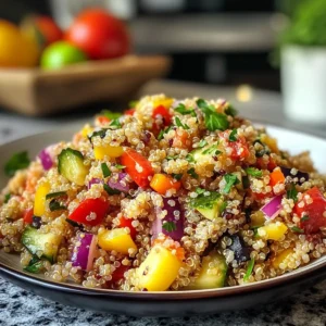 Mediterranean Quinoa Salad Fresh
