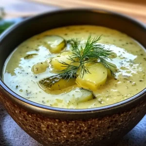 Instant Pot Creamy Dill Pickle Soup