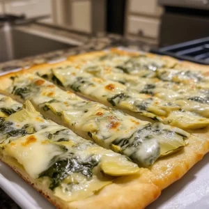 Spinach Artichoke Flatbread
