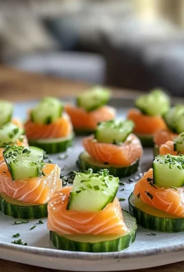 Smoked Salmon and Cucumber Bites