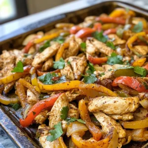 Sheet Pan Chicken Fajitas