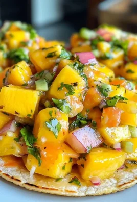 Mango Habanero Ceviche Tostadas