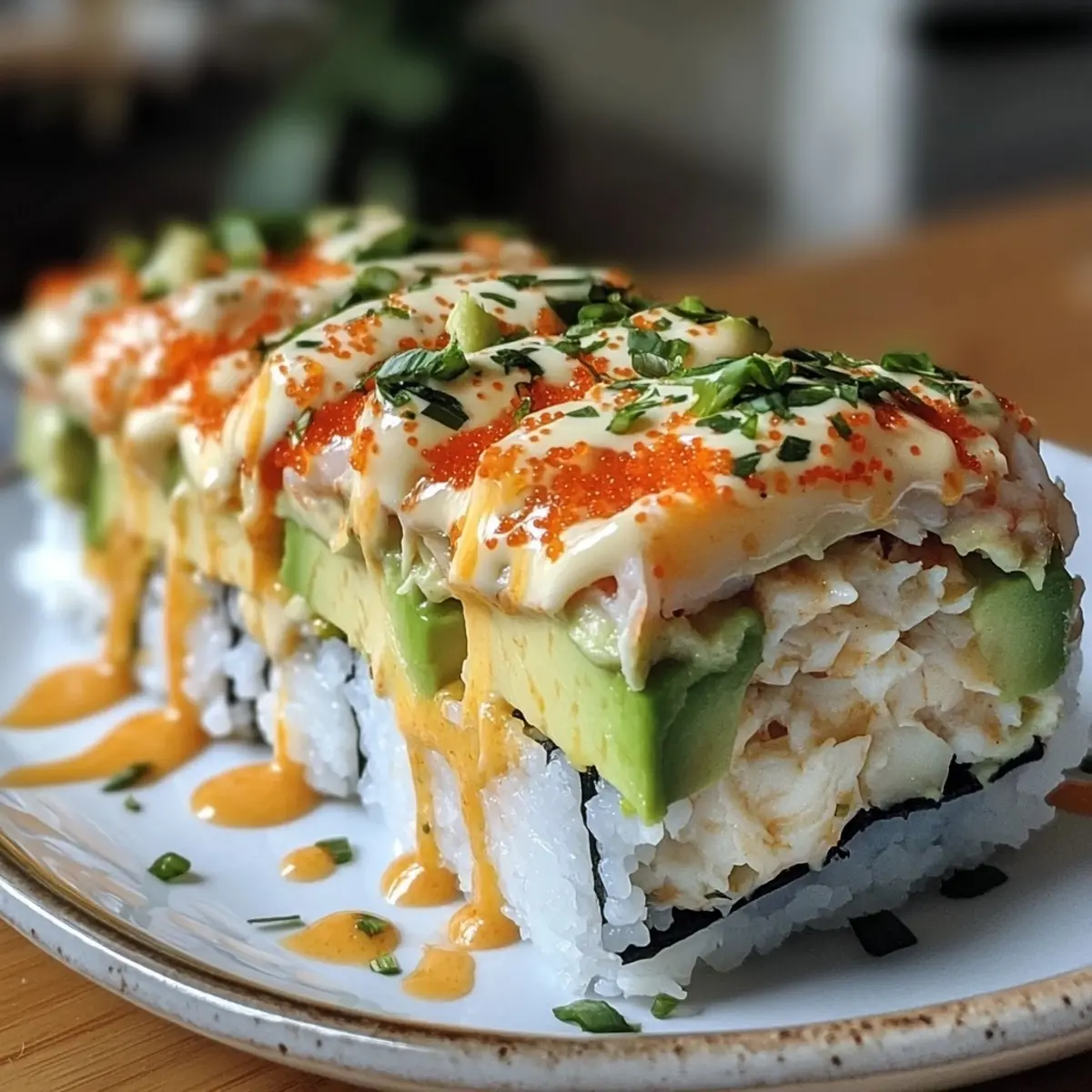 Sushi Bake with Crab and Avocado Recipe