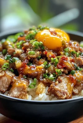 Crispy Pork Sisig Rice Bowls