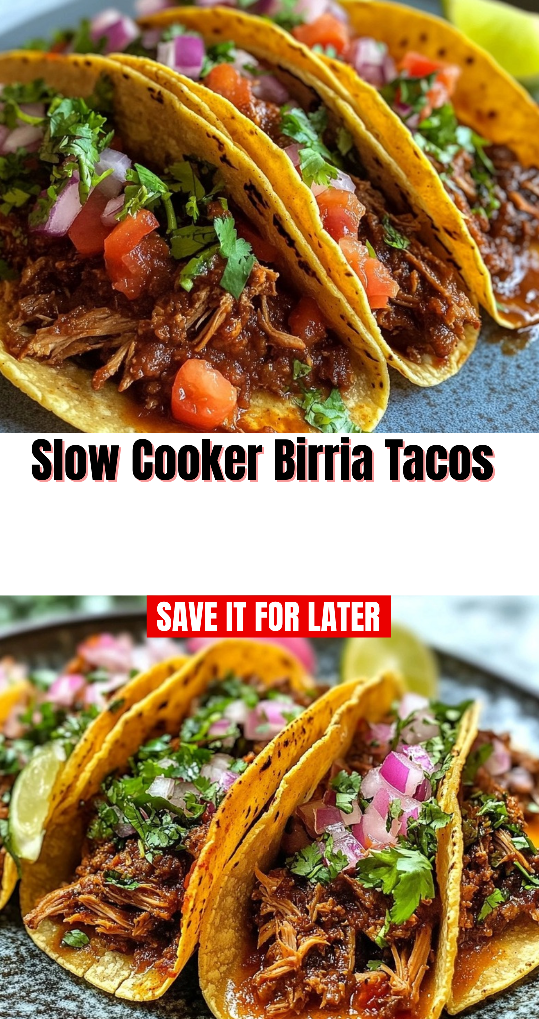 Slow Cooker Birria Tacos