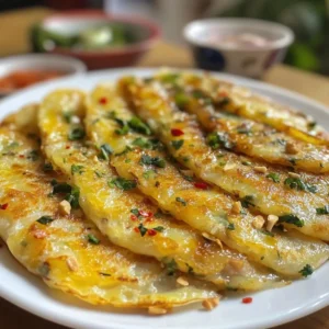 Vietnamese Bánh Xèo Rice Crepes