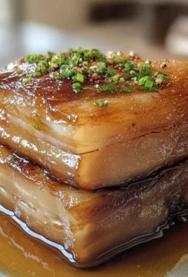 Slow Cooker White Wine Braised Pork Belly