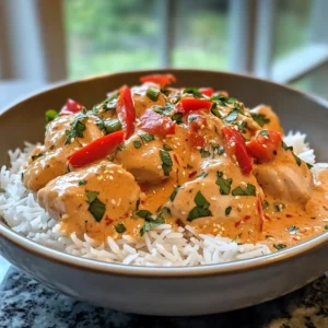 Crockpot Thai Coconut Chicken
