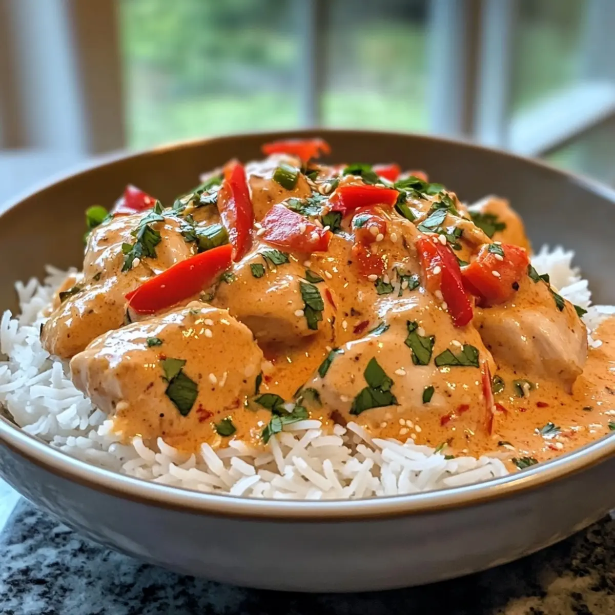 Crockpot Thai Coconut Chicken