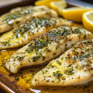 Sheet Pan Lemon Herb Tilapia