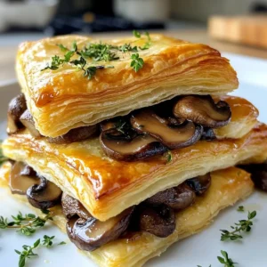 Mushroom Puff Pastry