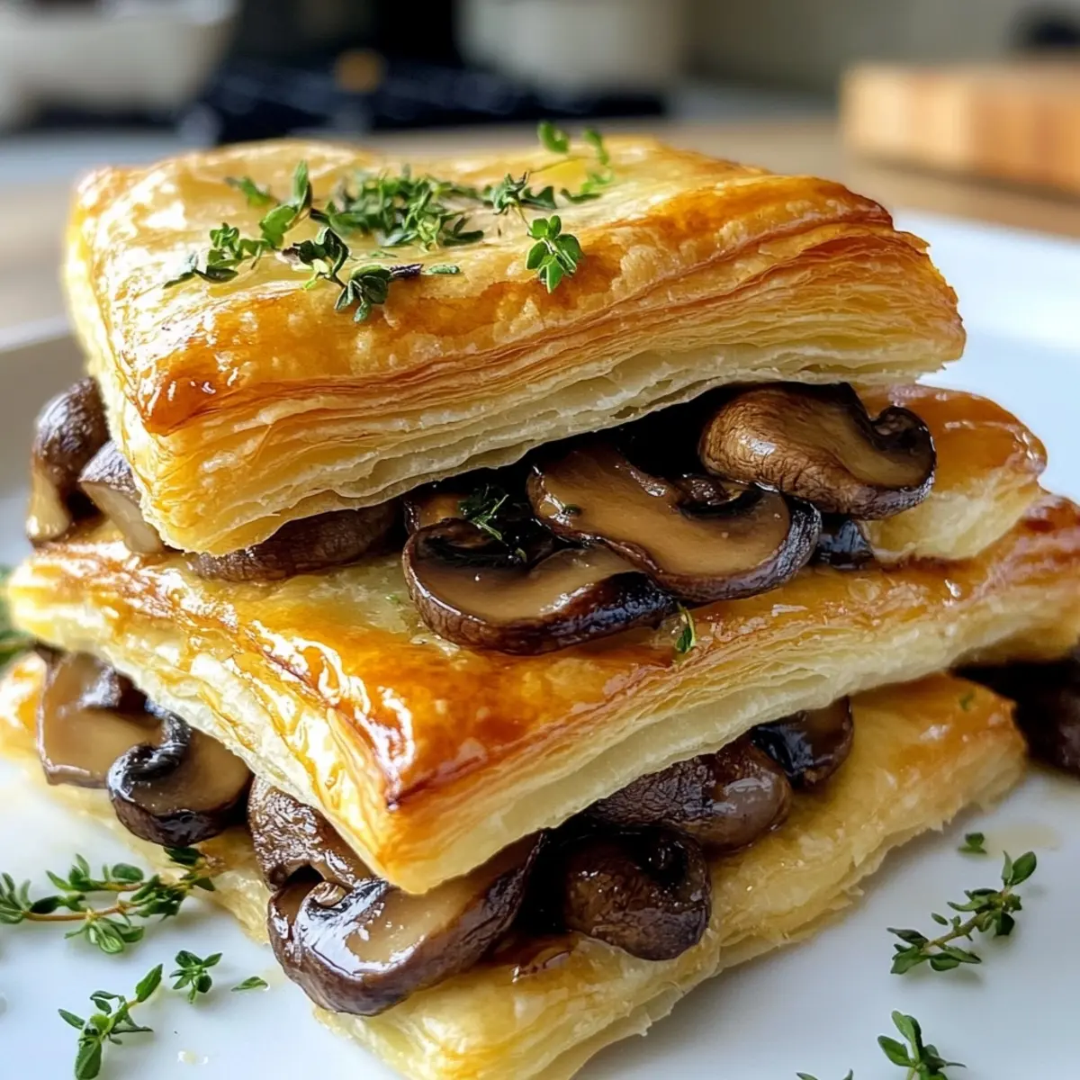 Mushroom Puff Pastry