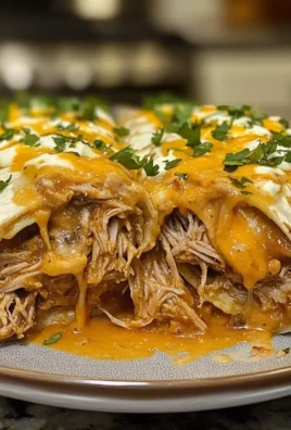 Pulled Pork Burritos with Cheesy Sour Cream Sauce
