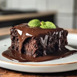 Viral Chocolate Brownie Pudding