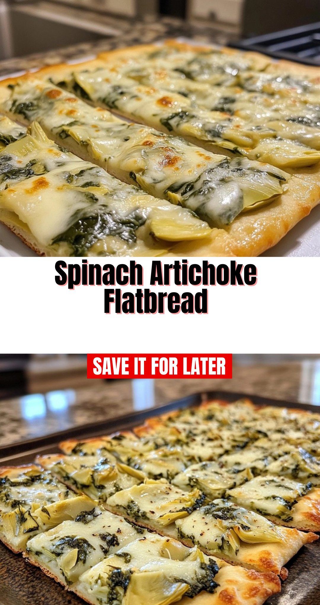 Spinach Artichoke Flatbread