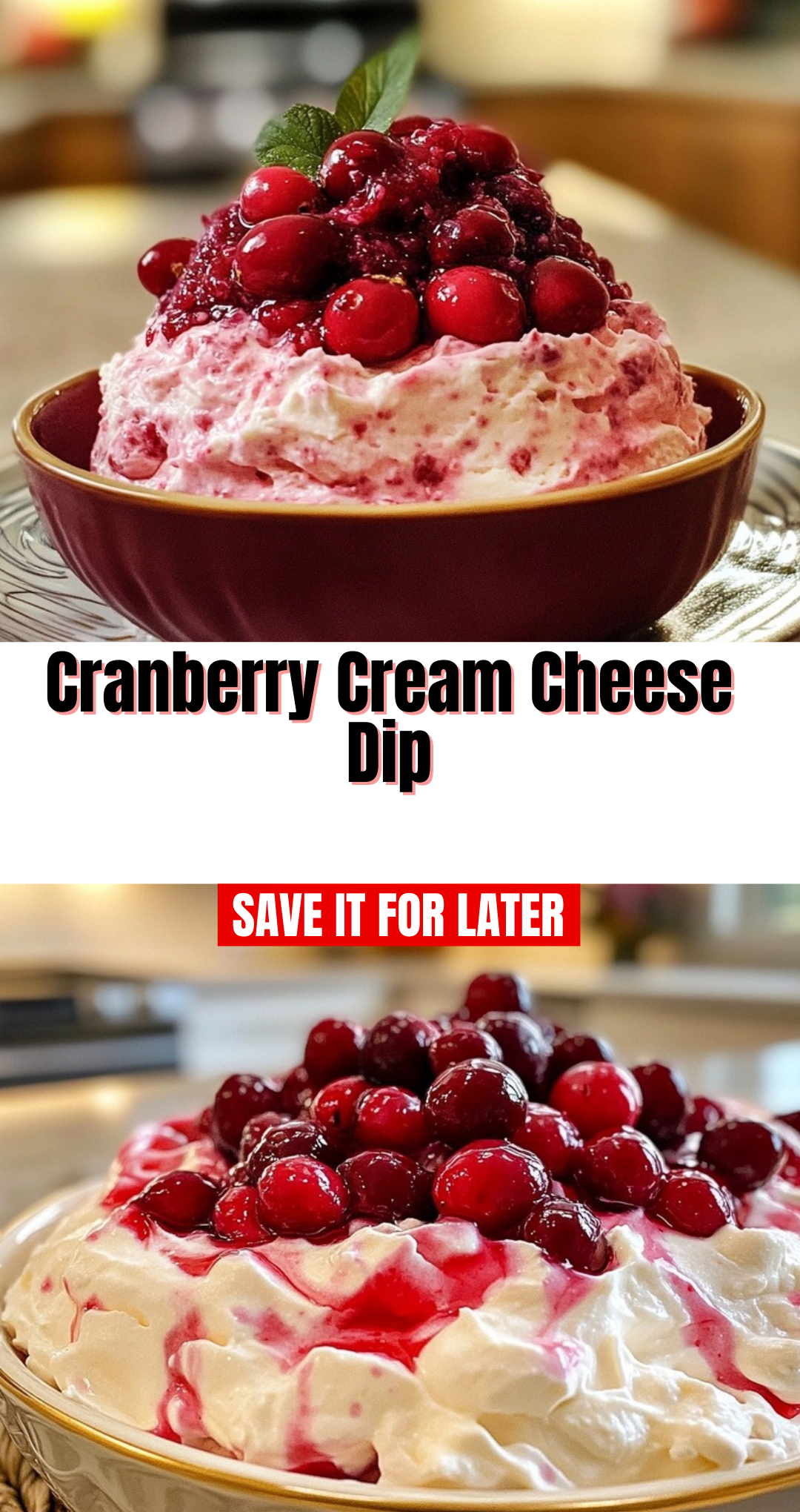 Cranberry Cream Cheese Dip