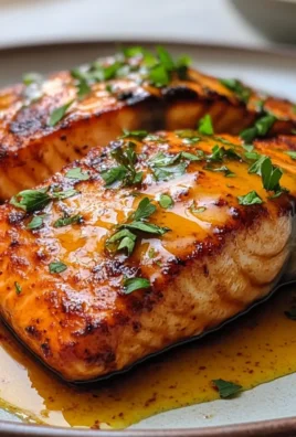 Honey Harissa Glazed Salmon