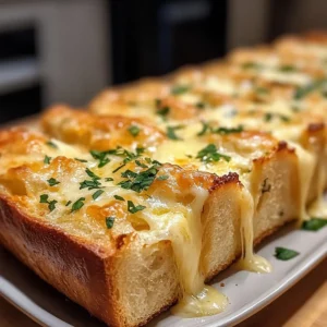 Homemade Cheesy Garlic Bread