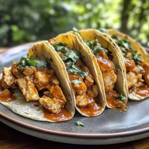 Smoky Adobo Chicken Street Tacos