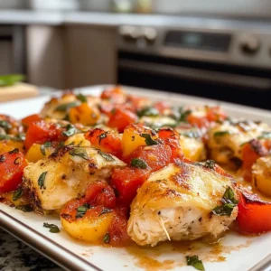 Bruschetta Chicken Bake