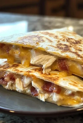 Easy Chicken Bacon Ranch Quesadilla
