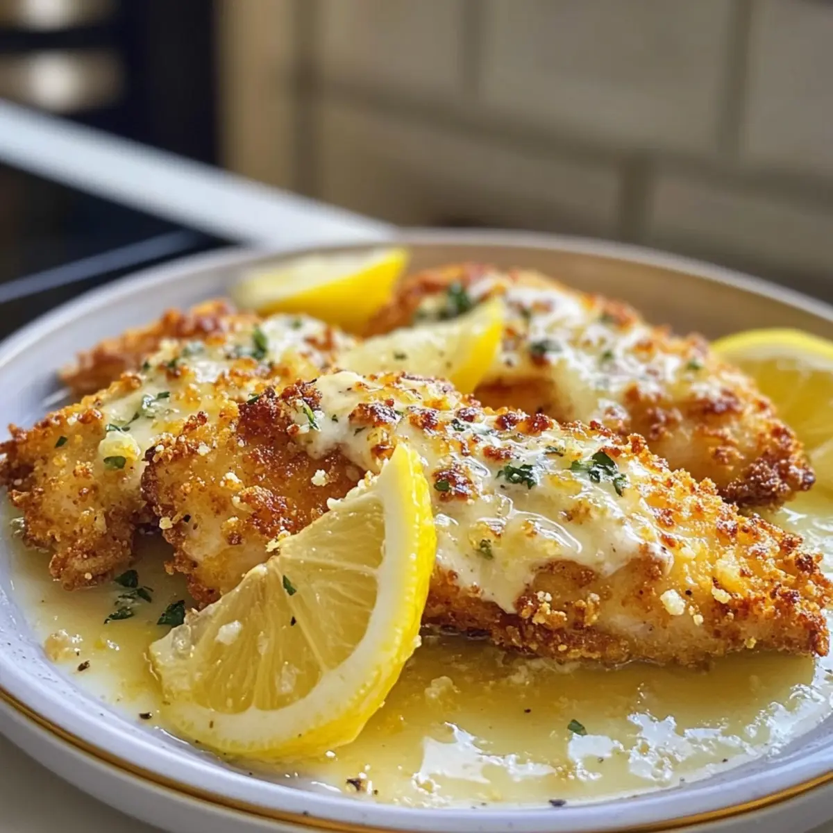 Lemon Pecorino Crispy Chicken