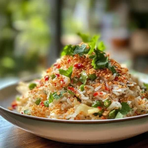 Crispy Rice Salad Nam Khao