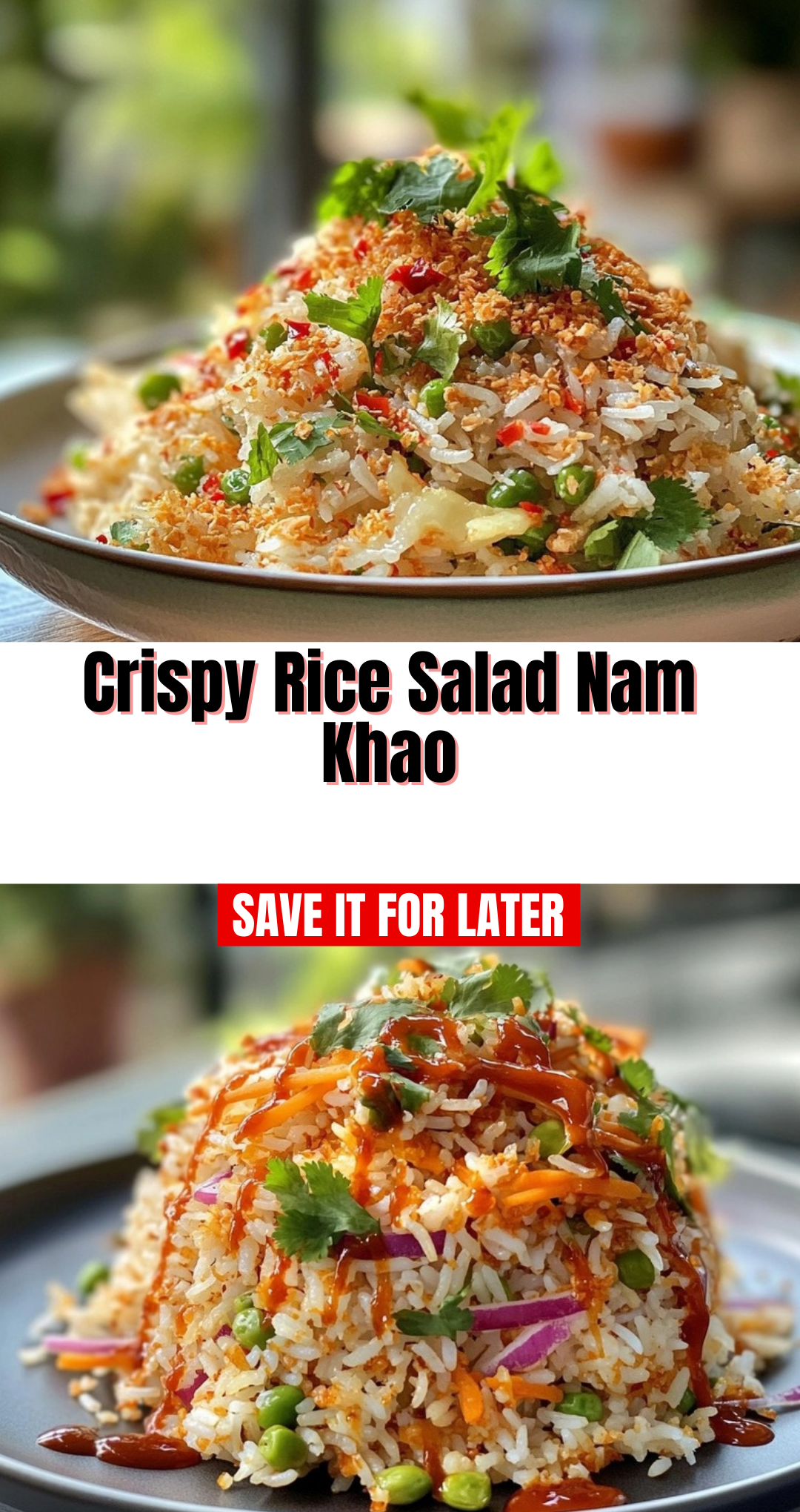 Crispy Rice Salad Nam Khao