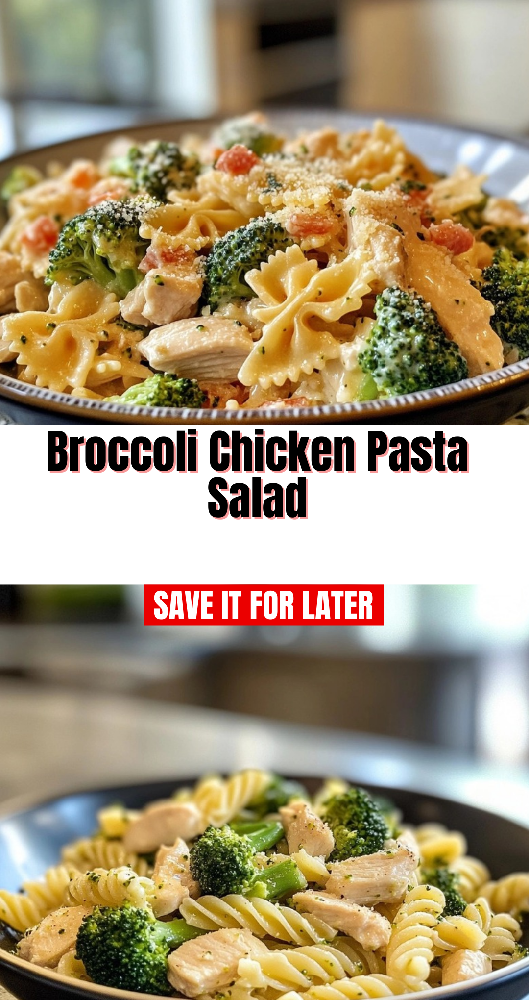 Broccoli Chicken Pasta Salad