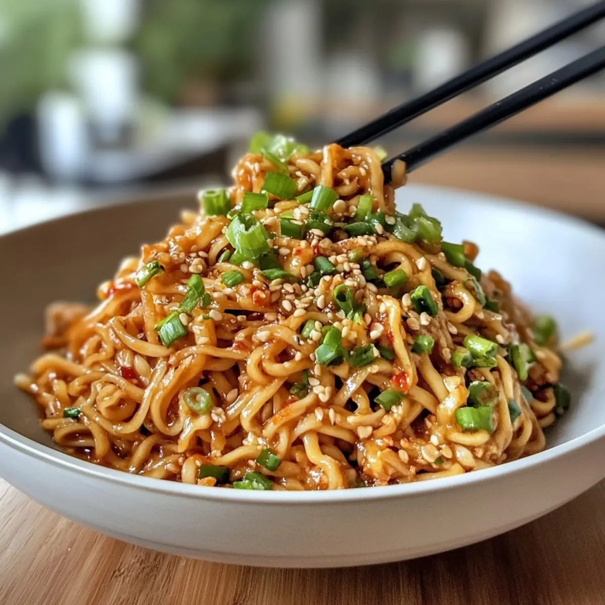 Spicy Peanut Dan Dan Noodles